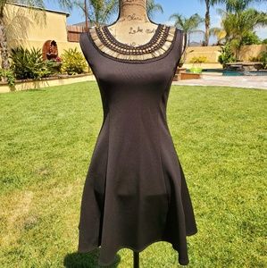 Studded black dress